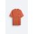 Zara Вязаная футболка с карманом , Цвет: Оранжевый, Размер: M (US M), изображение 7