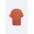 Zara Вязаная футболка с карманом , Цвет: Оранжевый, Размер: M (US M), изображение 8