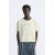Zara Напечатанная обрезанная футболка , Цвет: Бежевый, Размер: S (US S), изображение 2