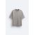 Zara Расслабленная футболка с разрывами , Цвет: Серый, Размер: S (US S), изображение 6