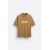 Zara Футболка с принтованным нашивкой , Цвет: Коричневый, Размер: S (US S), изображение 6