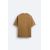 Zara Футболка с принтованным нашивкой , Цвет: Коричневый, Размер: S (US S), изображение 7