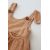 Zara Платье-фартук с текстурой , Цвет: Бежевый, Размер: 1½ лет (86 см), изображение 3