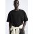 Zara Текстурированная футболка , Цвет: Черный, Размер: S (US S), изображение 5