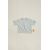 Zara Timelesz – футболка из хлопка с низкими плечами , Цвет: Синий, Размер: 1½ лет (86 см)