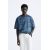 Zara Абстрактная печатная толстовка , Цвет: Синий, Размер: S (US S), изображение 2