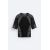 Zara Контрастная ткань с текстурой сохраняет свою форму, Цвет: Черный, Размер: M (US M), изображение 7
