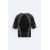Zara Контрастная ткань с текстурой сохраняет свою форму, Цвет: Черный, Размер: M (US M), изображение 8