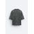 Zara Вышитая трикотажная футболка , Цвет: Серый, Размер: S (US S), изображение 7