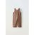 Zara Длинные комбинезоны из вафельной ткани с запонками , Цвет: Коричневый, Размер: 1½ лет (86 см), изображение 2