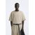 Zara Свободная футболка с разрезом , Цвет: Коричневый, Размер: S (US S), изображение 2