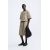 Zara Свободная футболка с разрезом , Цвет: Коричневый, Размер: S (US S), изображение 4