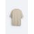 Zara Свободная футболка с разрезом , Цвет: Коричневый, Размер: S (US S), изображение 7