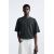 Zara Расслабленная футболка с широким кроем, Цвет: Серый, Размер: S (US S), изображение 2