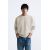 Zara Футболка с ребристым рисунком и мягким ворсистым покрытием, Цвет: Коричневый, Размер: L (US L), изображение 2
