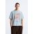 Zara Футболка с круглым вырезом и короткими рукавами с принтом спрея, Цвет: Синий, Размер: M (US M), изображение 2