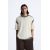 Zara Футболка с принтом, выполненным в виде распыленной краски, Цвет: Бежевый, Размер: S (US S), изображение 2