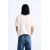 Zara Футболка с контрастным нашивкой , Цвет: Белый, Размер: XS (US XS), изображение 3