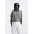Zara Футболка с контрастными оборками , Цвет: Серый, Размер: S (US S), изображение 2
