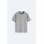 Zara Футболка с контрастными оборками , Цвет: Серый, Размер: S (US S), изображение 7