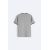 Zara Футболка с контрастными оборками , Цвет: Серый, Размер: S (US S), изображение 8