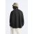 Zara Футболка с вышитым лозунгом , Цвет: Черный, Размер: S (US S), изображение 3