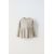 Zara Футболка с текстурой и оборкой , Цвет: Коричневый, Размер: 1½ лет (86 см), изображение 3