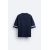 Zara Футболка с текстурой и надписью , Цвет: Синий, Размер: S (US S), изображение 7