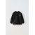 Zara Толстовка с круглым вырезом и длинными рукавами, Цвет: Черный, Размер: 9-12 месяцев (80 см)