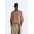 Zara Текстурированная вязаная футболка , Цвет: Розовый, Размер: M (US M), изображение 2