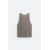 Zara Майка с текстурным вязаным узором , Цвет: Серый, Размер: XL (US XL), изображение 8