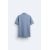 Zara Рубашка-поло с текстурой , Цвет: Синий, Размер: S (US S), изображение 7