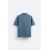 Zara Поло-рубашка с текстурой , Цвет: Синий, Размер: XXL (US XXL), изображение 8