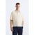 Zara Контрастная планка поло с текстурой , Цвет: Белый, Размер: S (US S), изображение 2