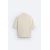 Zara Контрастная планка поло с текстурой , Цвет: Белый, Размер: S (US S), изображение 7