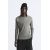 Zara Рибанная футболка с винтажным эффектом , Цвет: Серый, Размер: S (US S)