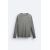 Zara Рибанная футболка с винтажным эффектом , Цвет: Серый, Размер: S (US S), изображение 5