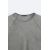 Zara Рибанная футболка с винтажным эффектом , Цвет: Серый, Размер: S (US S), изображение 7