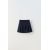 Zara Юбка с эластичным поясом, боковыми складками и металлическим аппликей на талии, Цвет: Синий, Размер: 6 лет (116 см), изображение 2
