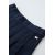 Zara Юбка с эластичным поясом, боковыми складками и металлическим аппликей на талии, Цвет: Синий, Размер: 6 лет (116 см), изображение 4