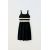 Zara Платье с крючком в стиле контрастных оттенков , Цвет: Черный, Размер: 6 лет (116 см), изображение 2