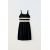 Zara Платье с крючком в стиле контрастных оттенков , Цвет: Черный, Размер: 6 лет (116 см), изображение 3