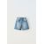 Zara Джинсовые бермуды с регулируемой внутренней талией и застежкой на переднюю пуговицу, Цвет: Синий, Размер: 10 лет (140 см), изображение 3