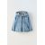 Zara Джинсовая куртка с капюшоном и длинными рукавами с эластичной отделкой, Цвет: Синий, Размер: 9-12 месяцев (80 см)