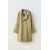 Zara Пальто с воротником лацкан и длинными рукавами из смесового материала рами, Цвет: Зеленый, Размер: 8-9 лет (130 см), изображение 3