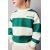 Zara Полосатый свитшот с вышитым лозунгом , Цвет: Зеленый, Размер: 1½ лет (86 см), изображение 4