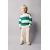 Zara Полосатый свитшот с вышитым лозунгом , Цвет: Зеленый, Размер: 1½ лет (86 см), изображение 5