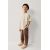 Zara Полосатая футболка с карманом , Цвет: Бежевый, Размер: 1½ лет (86 см), изображение 5