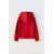 Zara Кардиган с застежкой на молнию и тканым узором в виде кабельной вязки , Цвет: Красный, Размер: 6-7 лет (120 см), изображение 3