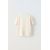 Zara Обычная прямая футболка , Цвет: Бежевый, Размер: 6-7 лет (120 см), изображение 2
